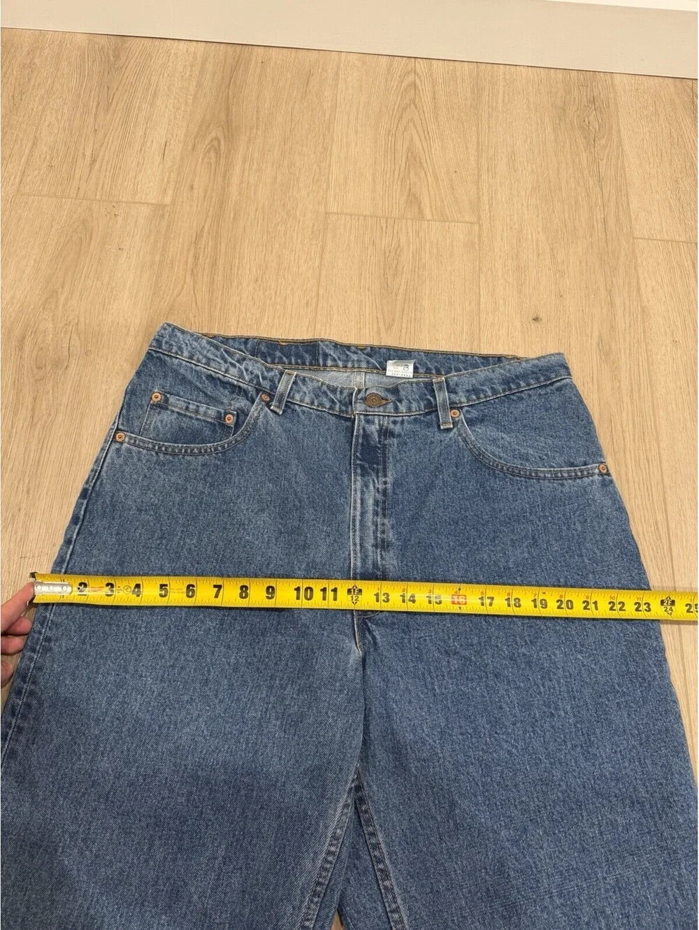 NWOT Vintage 90s Levis 560 Jeans 36x31 Loose Fit Tapered Leg Blue USA Made 1997